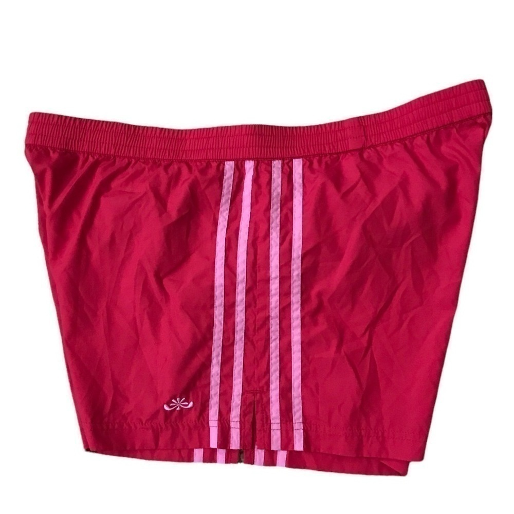 Old Navy Raspberry Lined Athletic Shorts Workout - Picture 3 of 4